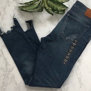 Lucky Brand Frayed Ankle Jeans